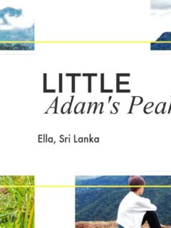 Little Adams Peak Ella Sri Lanka