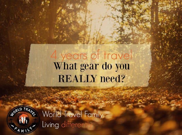 What gear do you really need to travel the world
