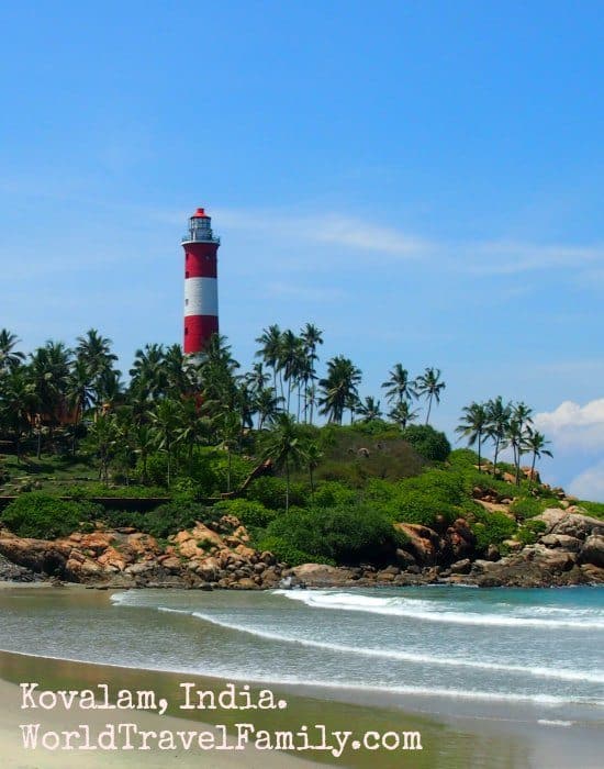 Kovalam beach, Kerala, India. The best beach in India? It's our favourite so far. 