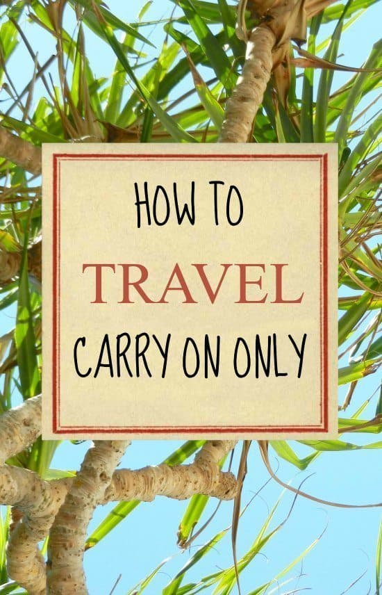 Tips for travelling carry on only. Packing lists, check lists, tips and ideas. What bag to choose and how to travel carry on only for family travellers, singles or couples.