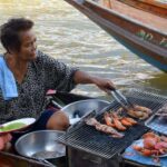 Amphawa, Thailand the seafood floating market