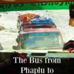 The bus from Phaplu to Kathmandu