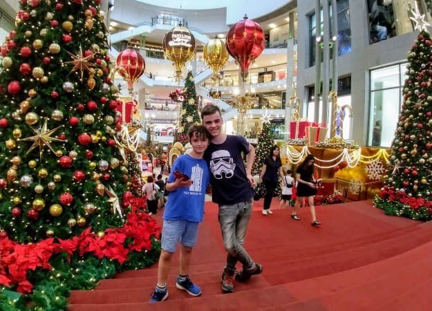 A year around the word Christmas in Kuala Lumpur