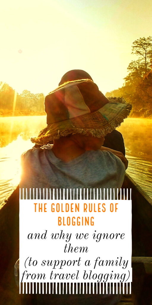 The Golden Rules of Blogging and how we ignore them