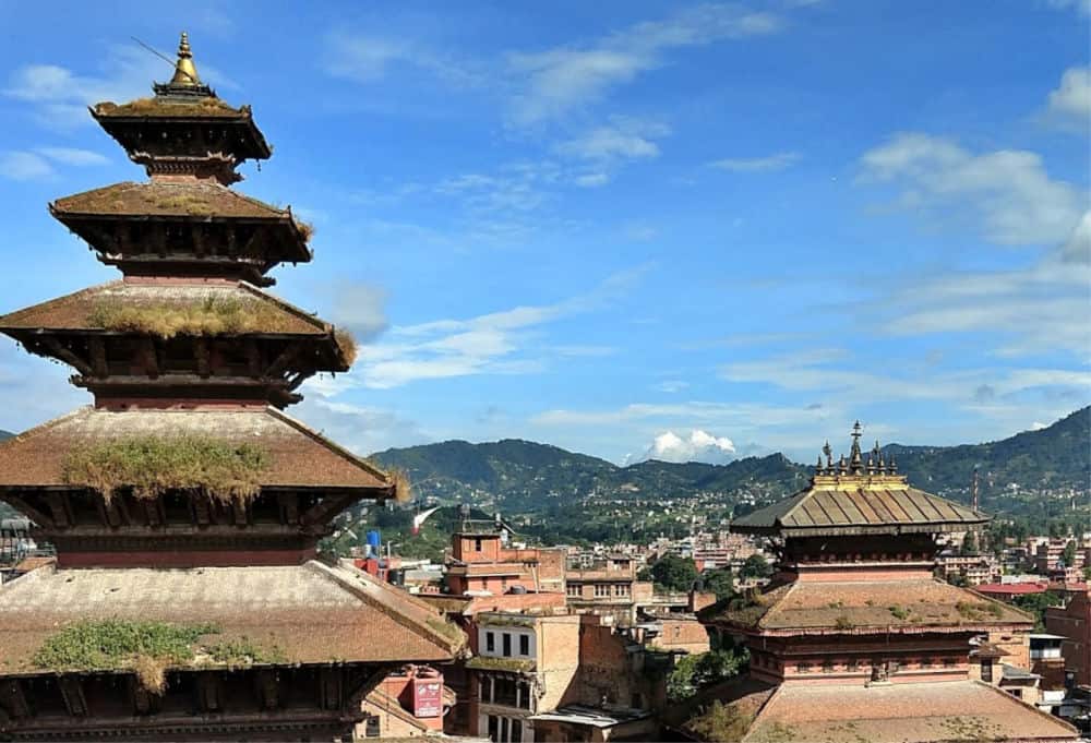 Bhaktapour view Nepal Himalayas