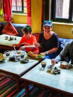 Breakfast in Thamel Kathmandu