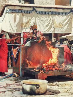 Sera Monastery Tibet Monks Ceremony