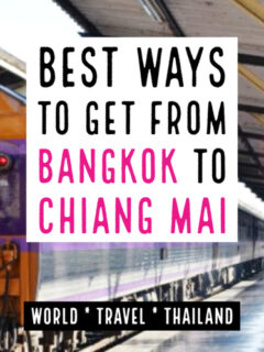 How to get from Bangkok to Chiang Mai
