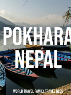 the lake and boats Pokhara Nepal