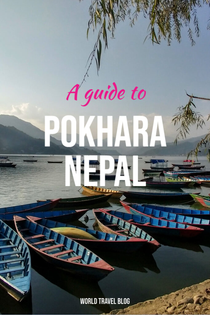 boats on Phewa Lake a guide to Pokhara Nepal