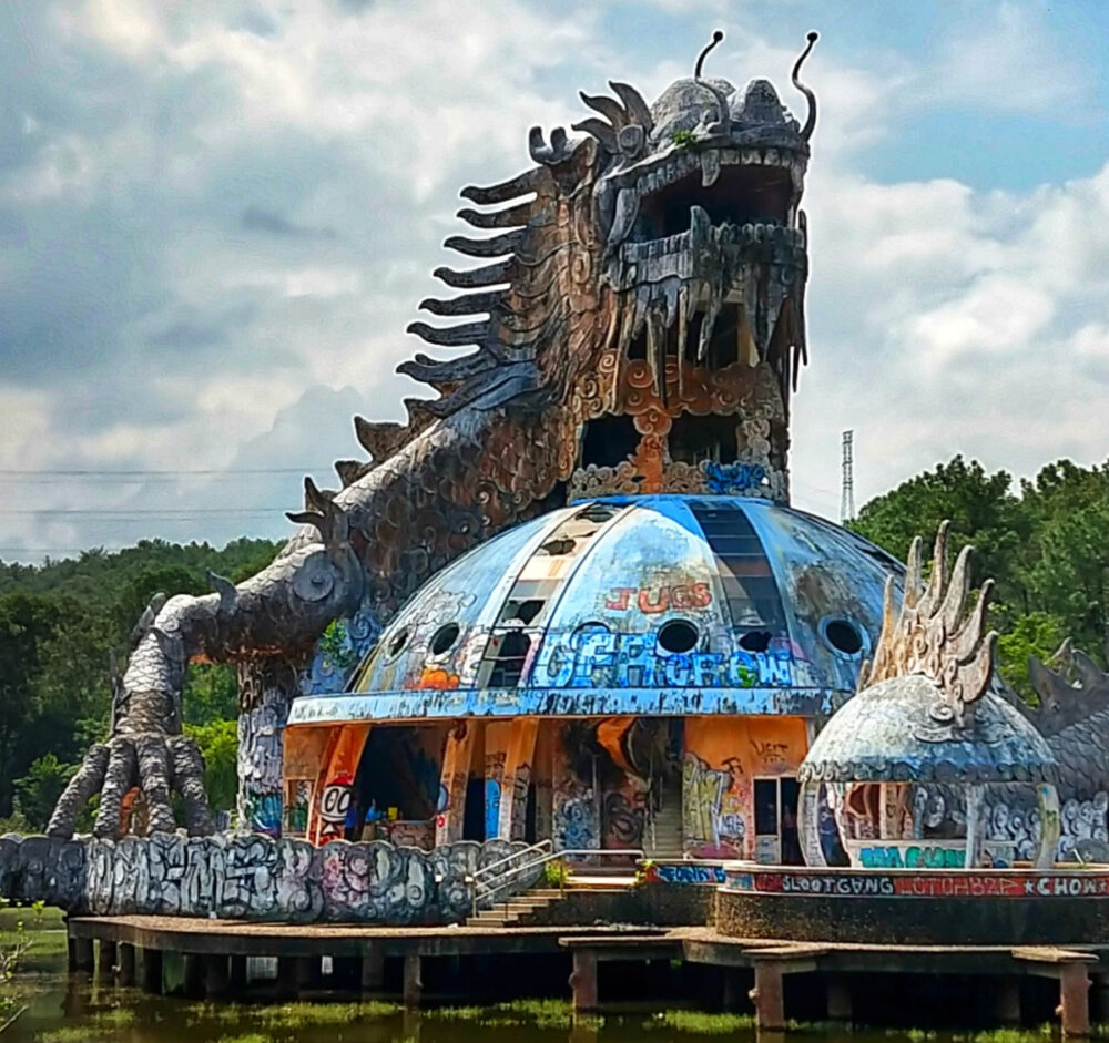 Hue with kids things to do in Hue with kids giant dragon disused water park