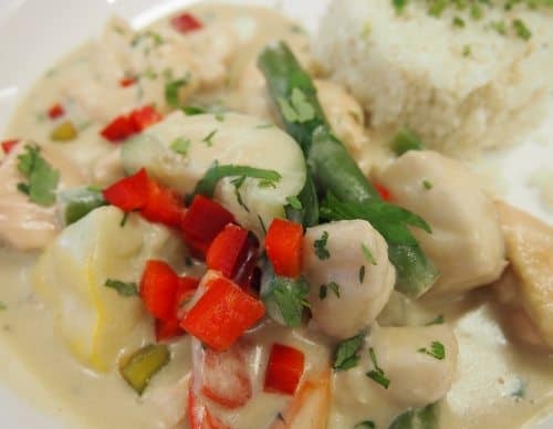 paleo food in cairns. paleo seafood curry
