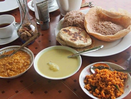 food in sri lanka. Sri Lankan Breakfast