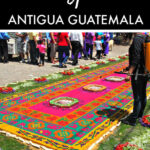 Antigua Guatemala flower carpets