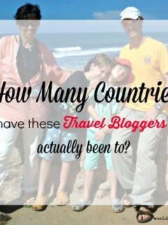 how many countries have travel bloggers been to